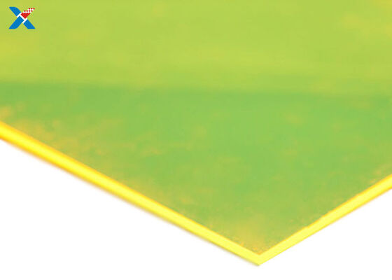 comprar Lámina Acrílica Verde Fluorescente 1220x2440mm Panel Perspex de Alta Dureza Superficial Fabricación en línea