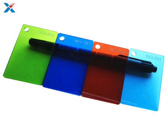 Hojas de acrílico delgado de 2 mm, paneles de plástico de lucita fundido transparente